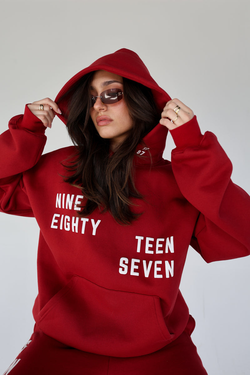 OG Radical Apparel - Bordeaux Crop Hoodie main image 1