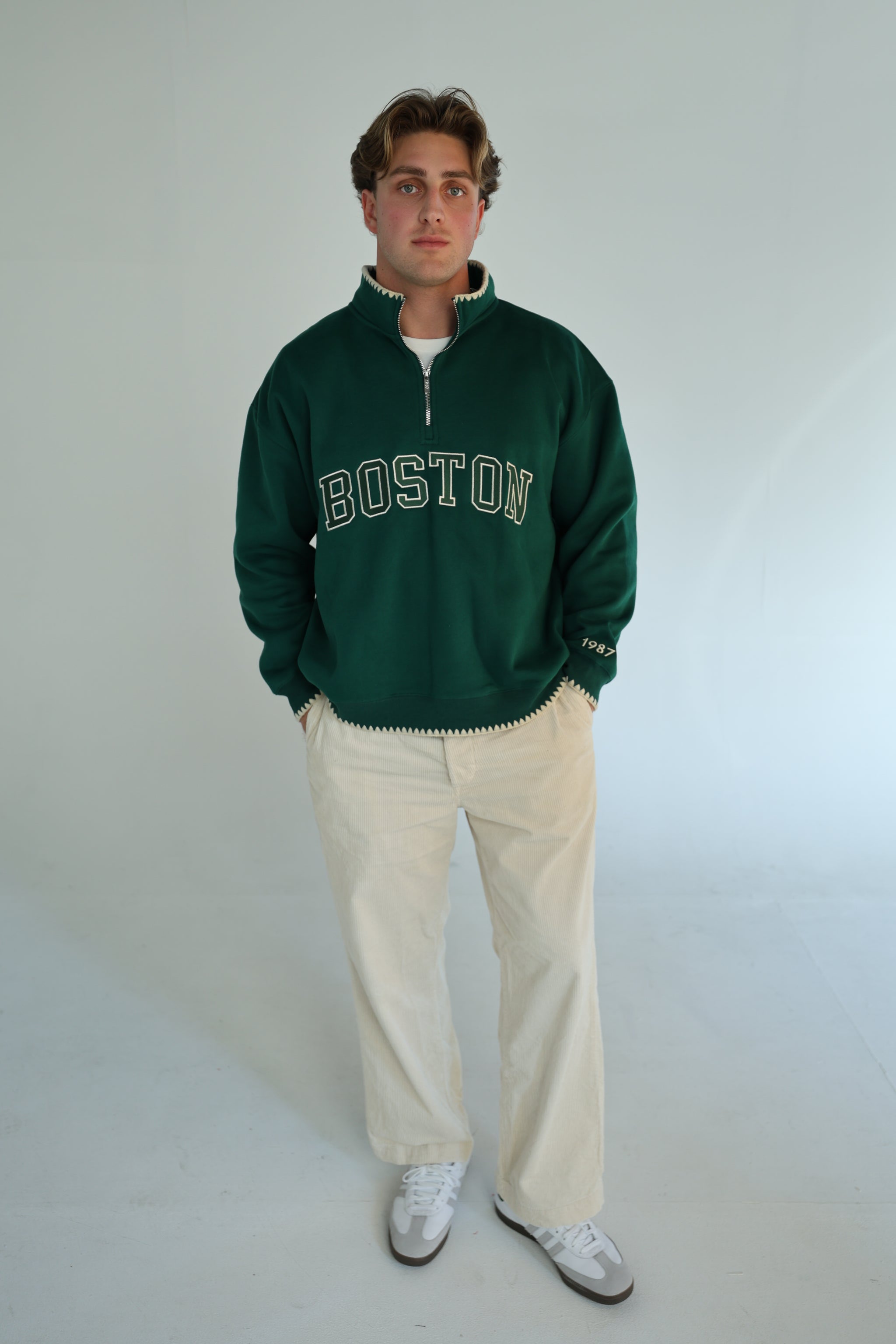 CHAMPIONS QUARTER ZIP IN 