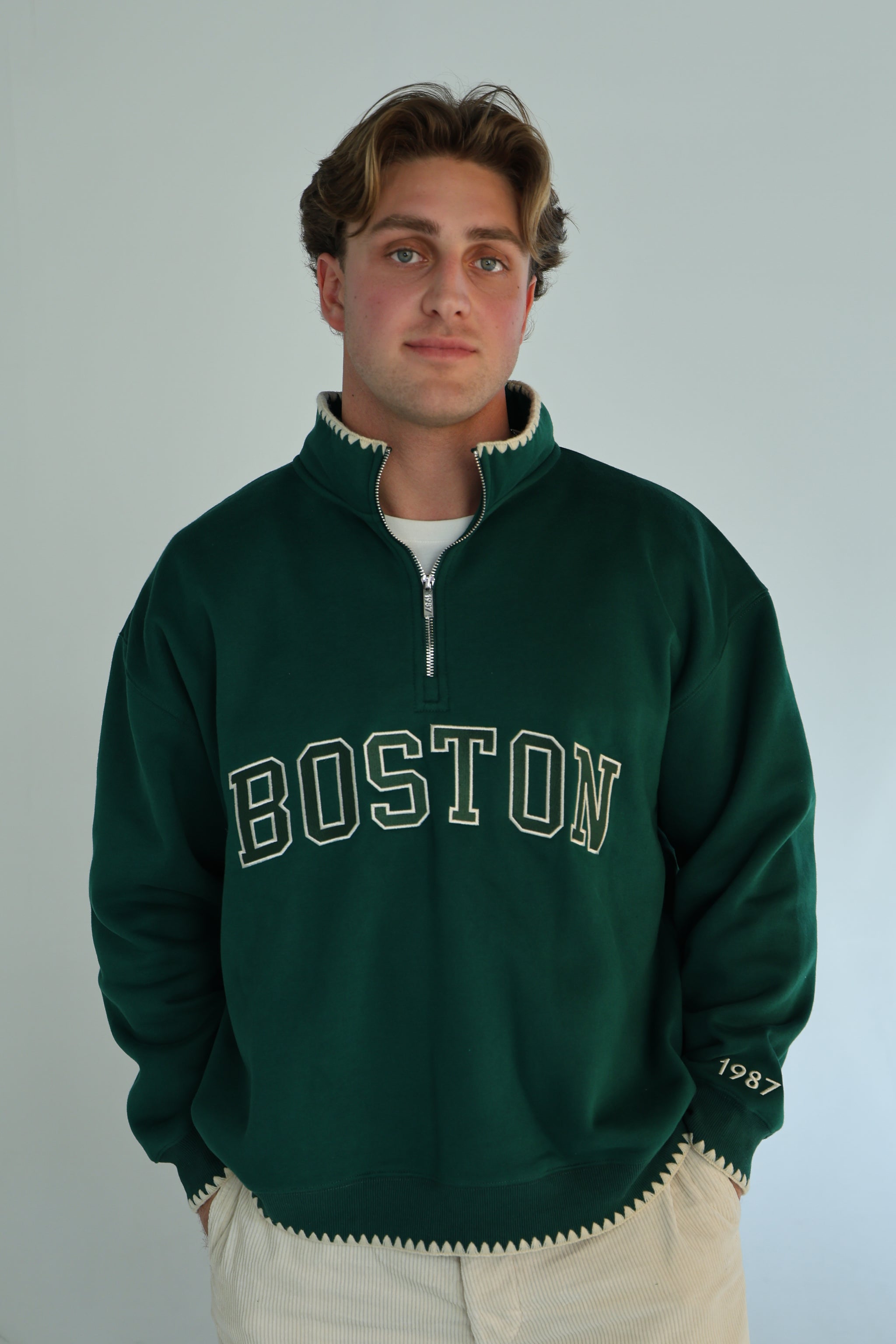 CHAMPIONS QUARTER ZIP IN 