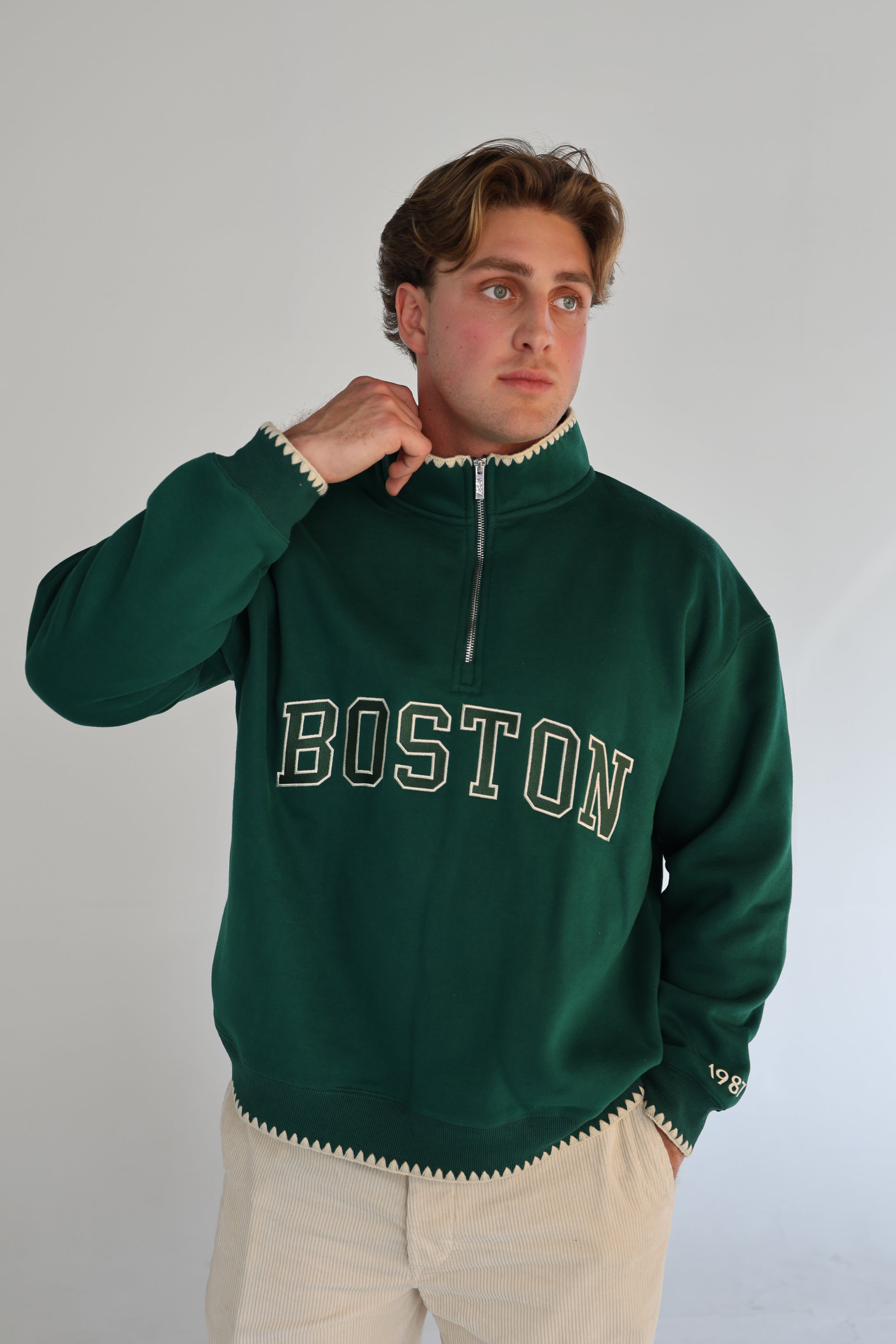 CHAMPIONS QUARTER ZIP IN 