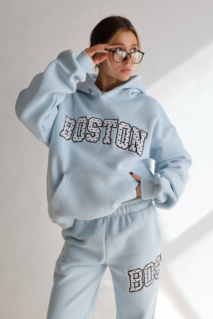 CITY HOODIE IN "COASTAL DOT"