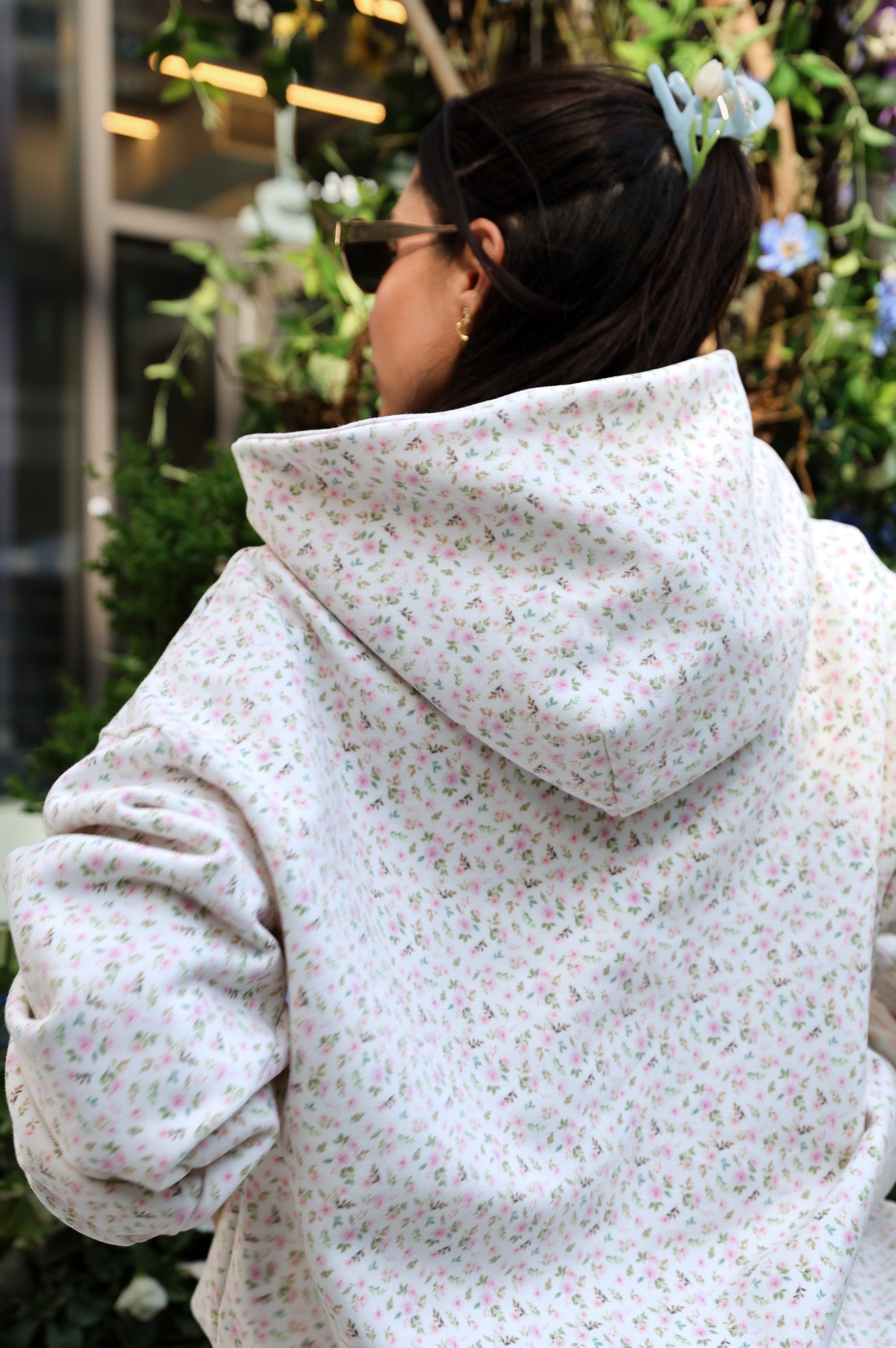 FLORAL HOODIE IN 