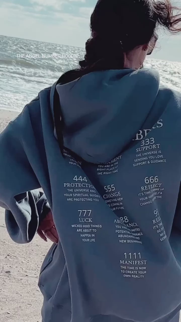 Angel number hoodie in 